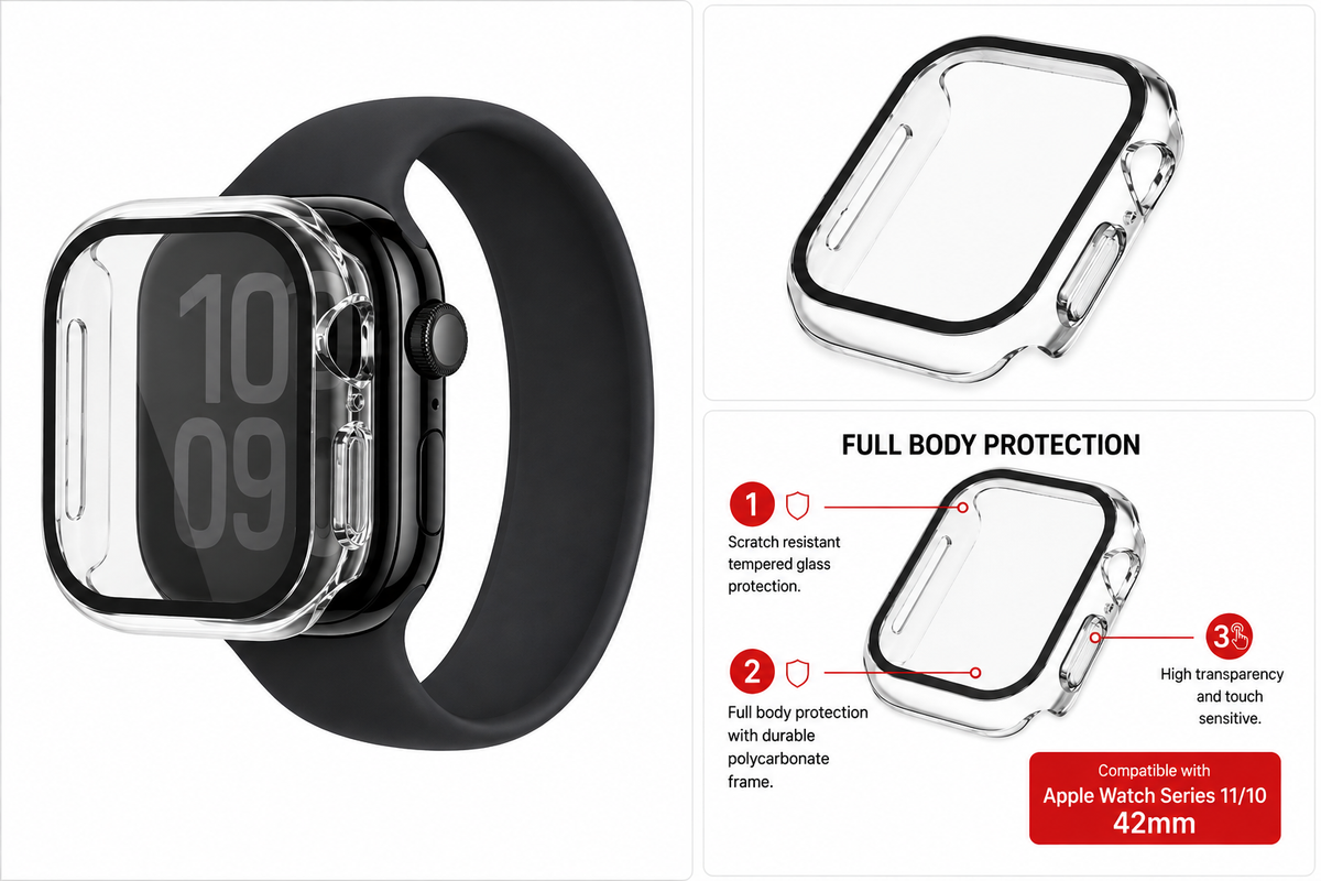 Full Body Protection Case for Apple Watch Series 11/10 (42mm)
