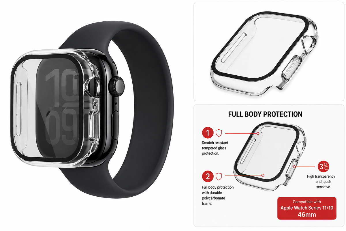 Full Body Protection Case – Apple Watch Series 11/10 (46mm)
